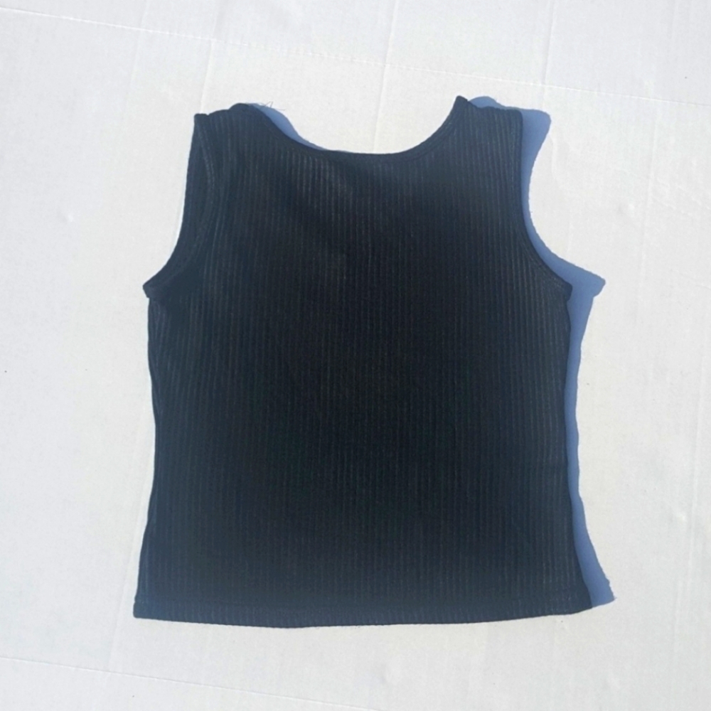 Street Code Cropped Sweater Tank - Picture 2 of 4
